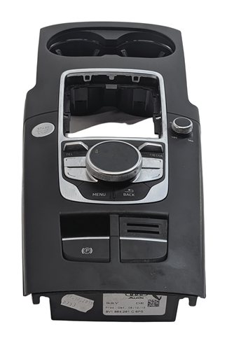 Thumbnail 2: 15-18 AUDI A3 S3 (8V) GPS NAVIGATION MEDIA MMI CONTROL SWITCH KNOB & CUP HOLDER