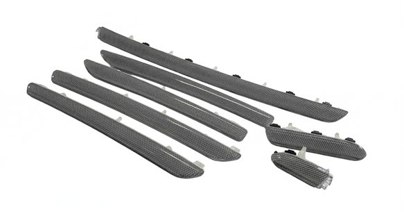 2016 AUDI A3 E-TRON (8V) INTERIOR DASH DOOR TRIM MOULDING SET/7 CARBON FIBER