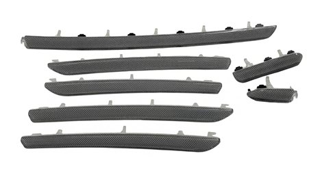 Thumbnail 2: 2016 AUDI A3 E-TRON (8V) INTERIOR DASH DOOR TRIM MOULDING SET/7 CARBON FIBER