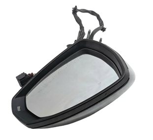 Thumbnail 3: 2016-2018 AUDI A3 E-TRON (8VF) RIGHT PASSENGER HEATED DOOR MIRROR (Gray)