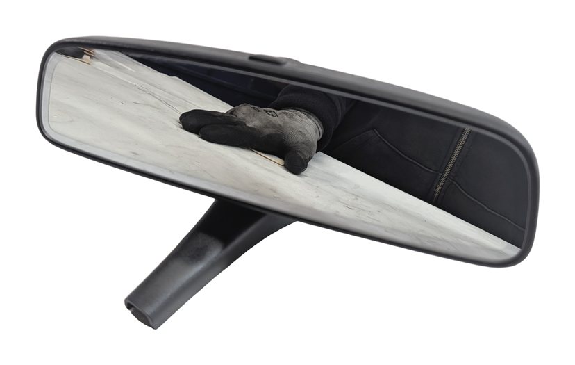 Thumbnail 3: 2015-2018 AUDI A3 Q3 S3 (8U 8V 8VF) AUTODIM REARVIEW MIRROR w/ COMPASS (Black)