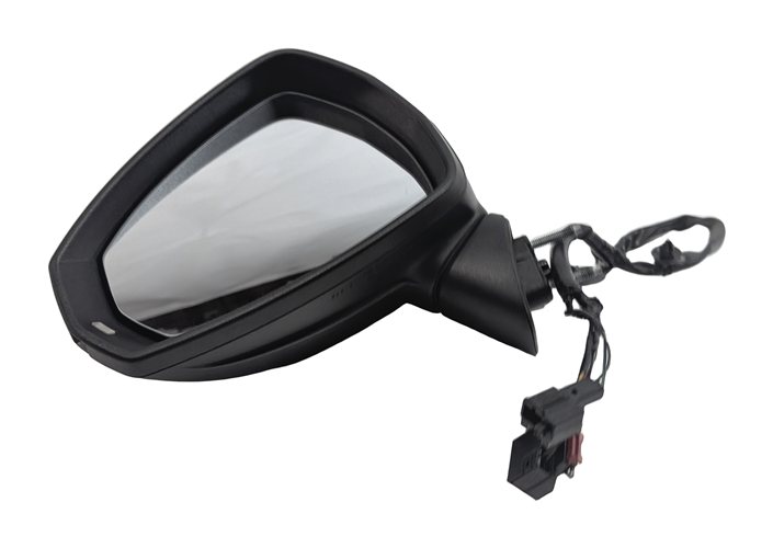 Thumbnail 2: 16-18 AUDI A3 E-TRON 8VF FRONT LEFT DRIVER HEATED BLIND SPOT DOOR MIRROR (Gray)