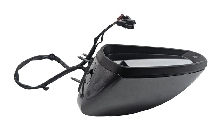 Thumbnail 5: 16-18 AUDI A3 E-TRON 8VF FRONT LEFT DRIVER HEATED BLIND SPOT DOOR MIRROR (Gray)