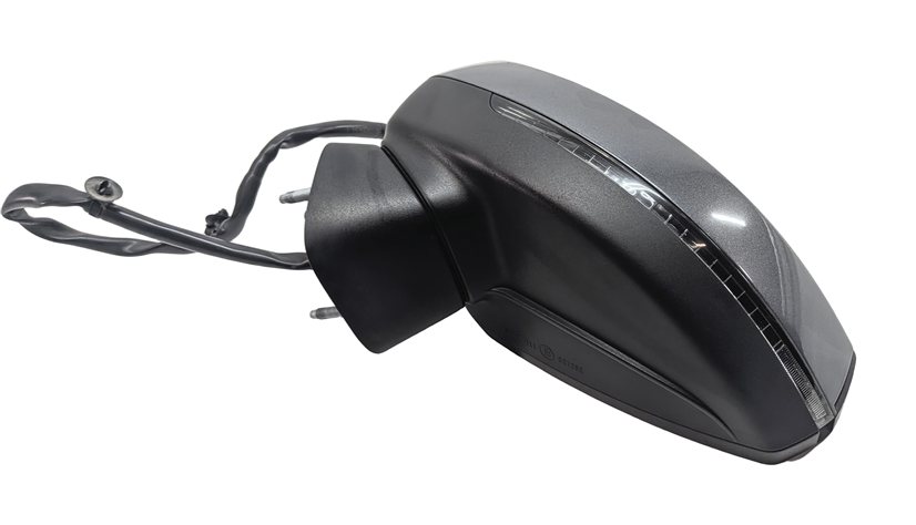 Thumbnail 6: 16-18 AUDI A3 E-TRON 8VF FRONT LEFT DRIVER HEATED BLIND SPOT DOOR MIRROR (Gray)