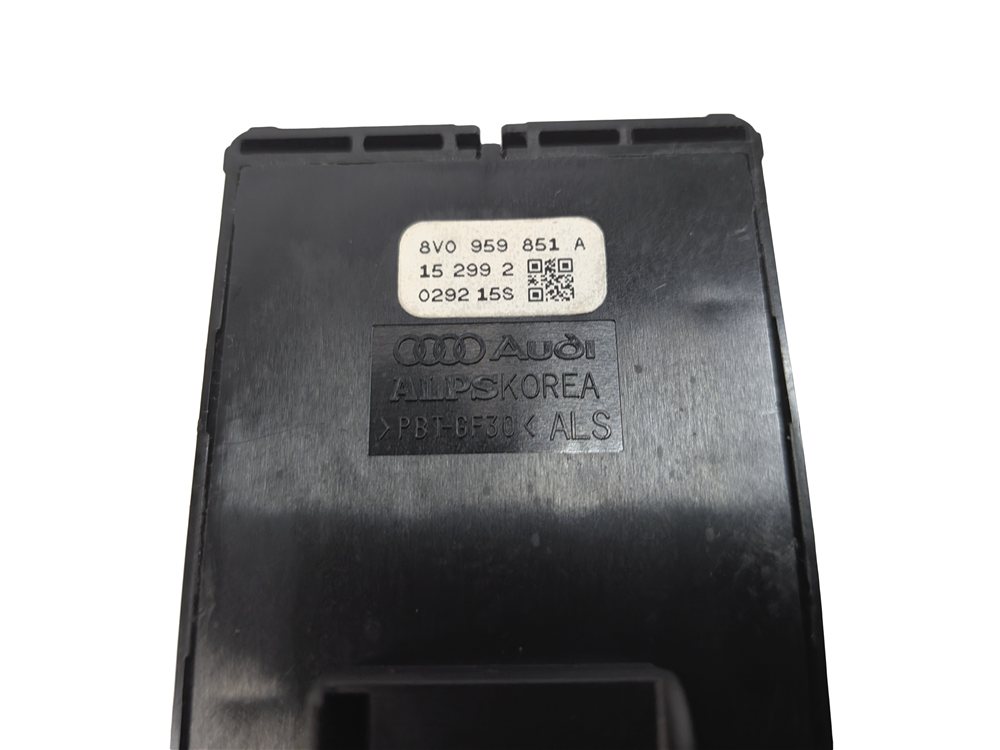 Thumbnail 7: 2016 AUDI A3 E-TRON (8V) FRONT LEFT DRIVER MASTER WINDOW CONTROL SWITCH BUTTONS