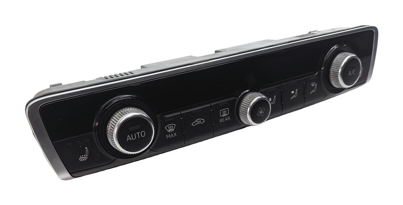 16-18 AUDI A3 E-TRON (8VF) FRONT HEATER A/C TEMPERATURE CLIMATE CONTROL PANEL