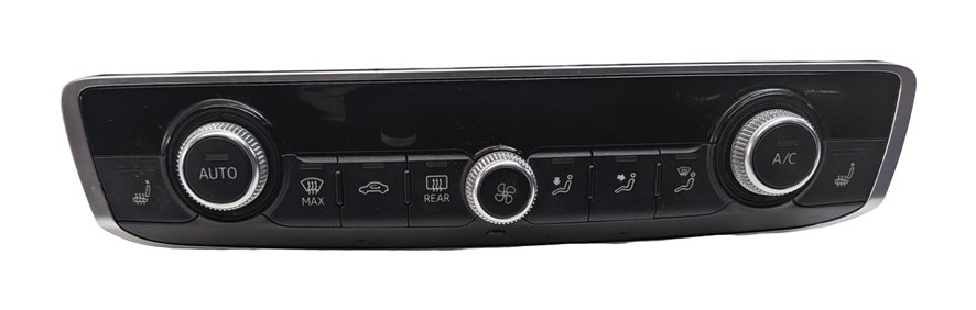 Thumbnail 2: 16-18 AUDI A3 E-TRON (8VF) FRONT HEATER A/C TEMPERATURE CLIMATE CONTROL PANEL