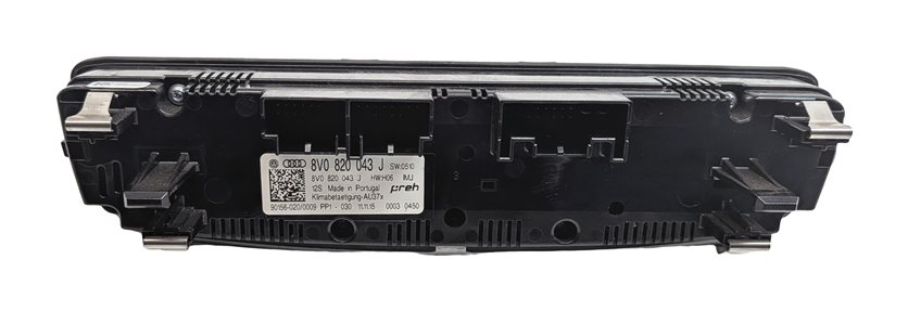 Thumbnail 5: 16-18 AUDI A3 E-TRON (8VF) FRONT HEATER A/C TEMPERATURE CLIMATE CONTROL PANEL