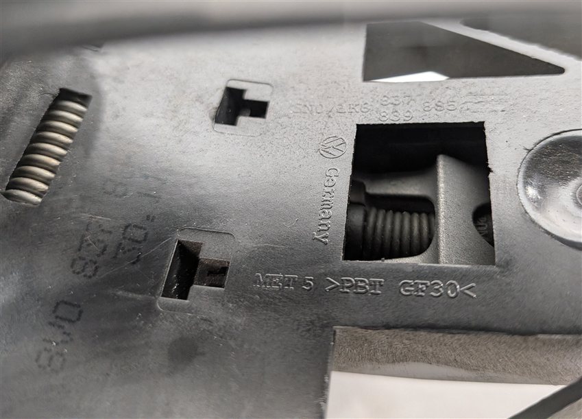Thumbnail 7: 15-18 AUDI A3 S3 RS3 TT (8V MK3) LEFT FRONT DRIVER KEYLESS DOOR HANDLE (Gray)