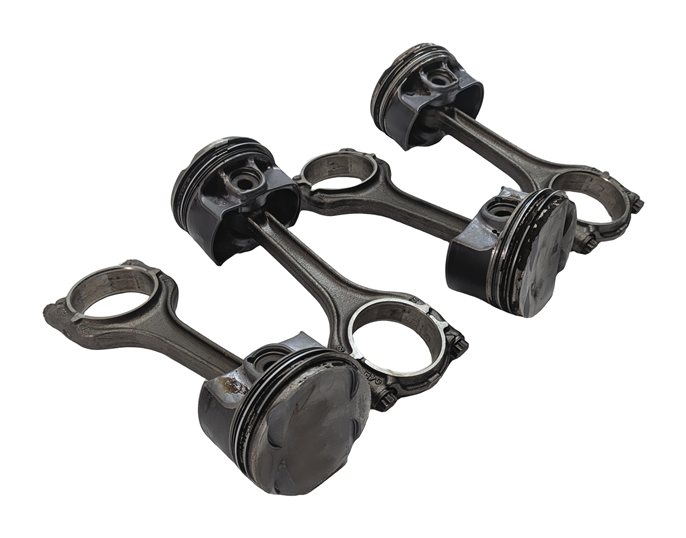 2016-2018 AUDI A3 8V SPORTBACK e-TRON 1.4L ENGINE PISTON w/CONNECTING ROD SET/4