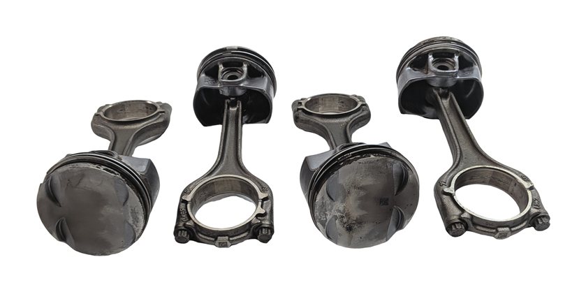 Thumbnail 2: 2016-2018 AUDI A3 8V SPORTBACK e-TRON 1.4L ENGINE PISTON w/CONNECTING ROD SET/4