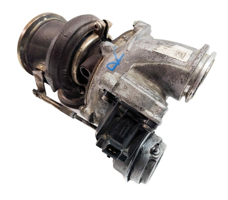 Thumbnail 7: 08-14 BMW 550i 750i X5 X6 (E70 E71 F01 F10) 4.4L N63 ENGINE RIGHT TURBOCHARGER