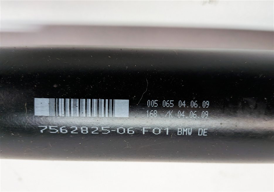 Thumbnail 5: 2009-2012 BMW 550iGT 750i SWB (F01 F07) RWD AUTO REAR DRIVE LINE PROPELLER SHAFT
