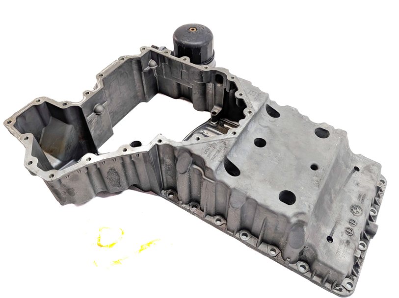 Thumbnail 7: 09-19 BMW 550i 550iGT 650i 750i F01 F07 F10 RWD 4.4L N63 UPPER ENGINE OIL PAN