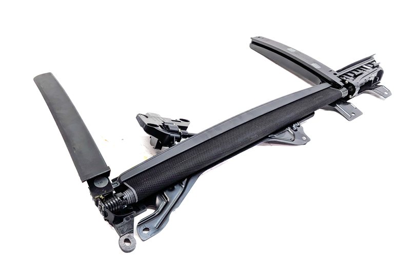 2009-2015 BMW 740i 750i F01 REAR LEFT DOOR WINDOW SHADE ASSEMBLY (BLACK)