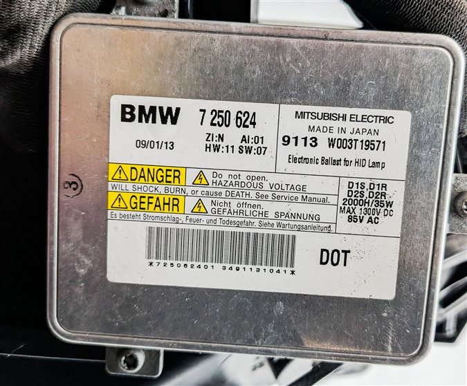 Thumbnail 9: 09-12 BMW 740i 750i 760i B7 (F01) LEFT DRIVER ADAPTIVE XENON HID HEADLIGHT LAMP