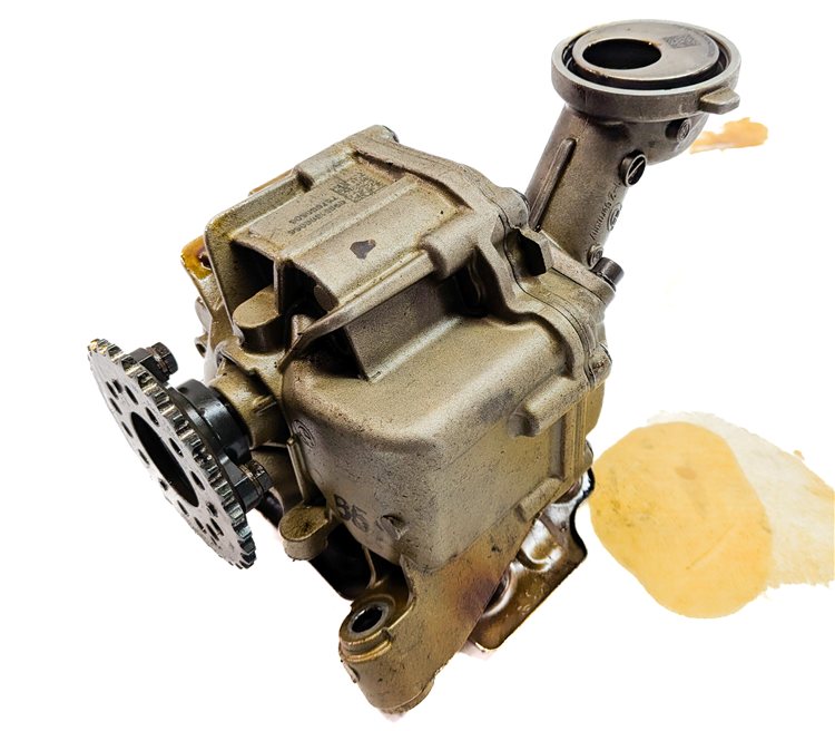 Thumbnail 4: 2009 BMW 750I (F01) 4.4L (N63) ENGINE MOTOR OIL FLUID PUMP w/ PICK UP TUBE