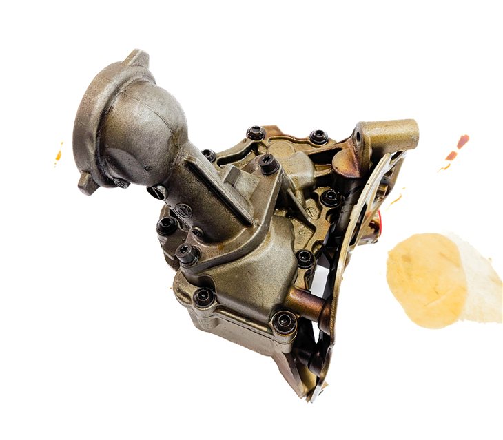 Thumbnail 5: 2009 BMW 750I (F01) 4.4L (N63) ENGINE MOTOR OIL FLUID PUMP w/ PICK UP TUBE