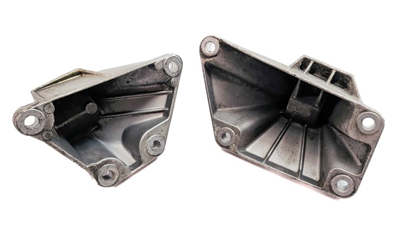 Thumbnail 5: 2009 BMW 750I (F01) 4.4L (N63) ENGINE MOTOR SUPPORT MOUNT BRACKET SET/2