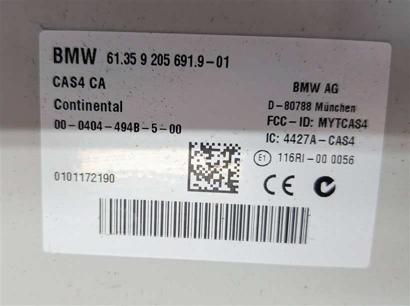 Thumbnail 11: 09-13 BMW 550i 650i 750i B7 (F01 F06 F10) 4.4L N63 ENGINE DME CAS MODULE KEY SET