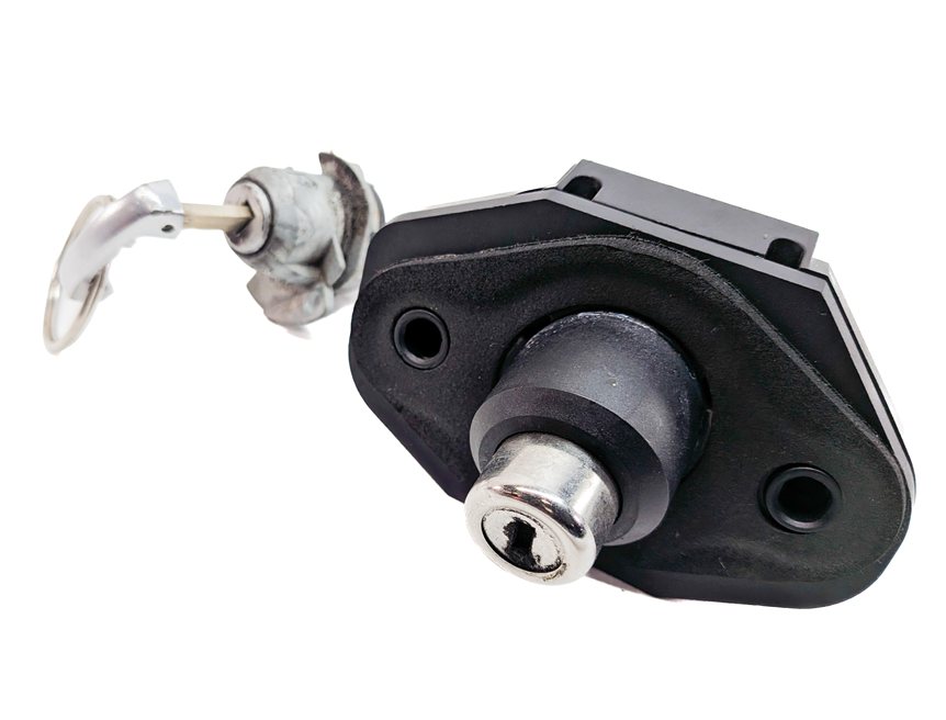 2009 BMW 750I (F01) REAR TRUNK LID DRIVER DOOR HANDLE LOCK CYLINDER SET w/KEY
