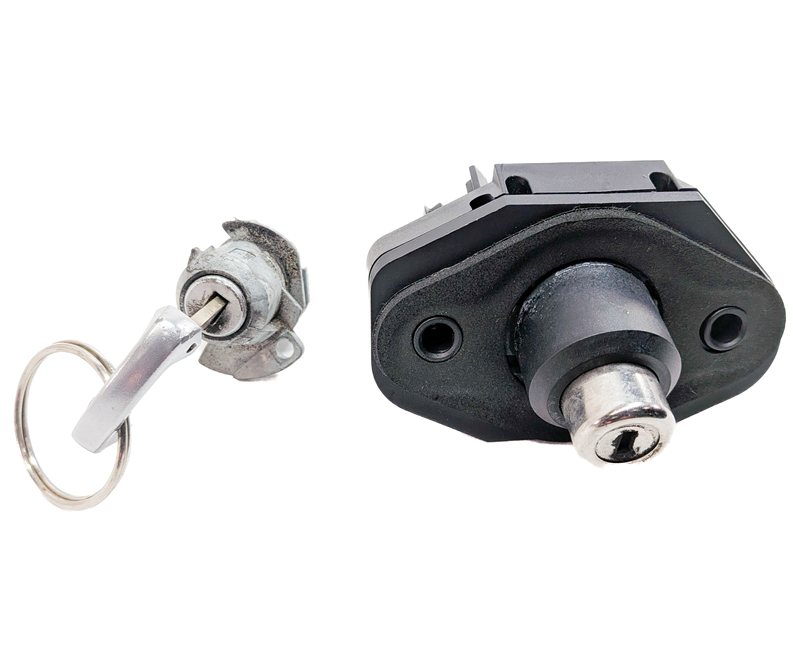 Thumbnail 2: 2009 BMW 750I (F01) REAR TRUNK LID DRIVER DOOR HANDLE LOCK CYLINDER SET w/KEY