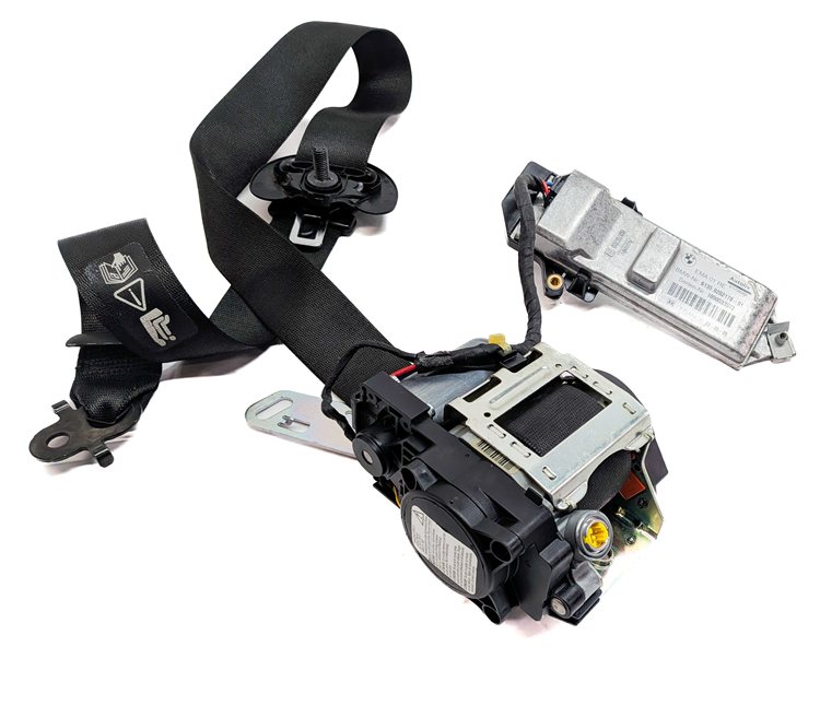 Thumbnail 2: 2009-2012 BMW 740i 750i 760i B7 (F01) RIGHT PASSENGER SEATBELT RETRACTOR(Black)