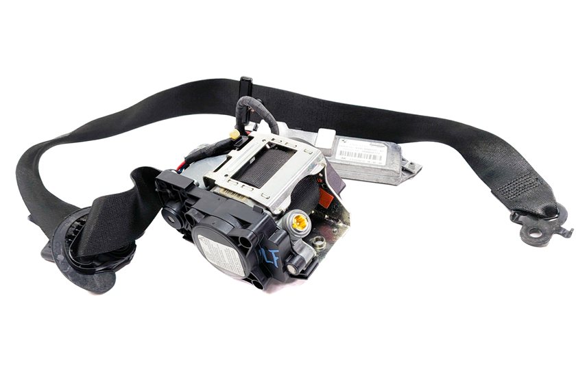 2009-2012 BMW 740i 750i 760i B7 (F01) LEFT DRIVER SEATBELT RETRACTOR (Black)
