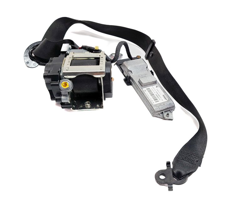 Thumbnail 3: 2009-2012 BMW 740i 750i 760i B7 (F01) LEFT DRIVER SEATBELT RETRACTOR (Black)