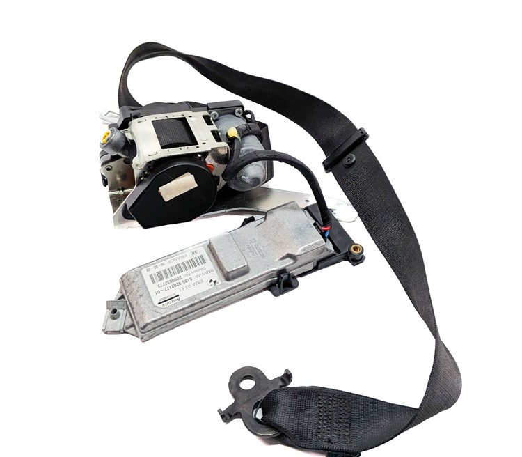 Thumbnail 4: 2009-2012 BMW 740i 750i 760i B7 (F01) LEFT DRIVER SEATBELT RETRACTOR (Black)