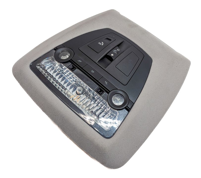 2009 BMW 750I F01 FRONT INTERIOR DOME MAP READING LIGHT LAMP w/SWITCHES (Black)