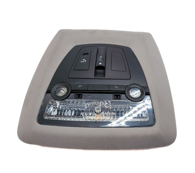 Thumbnail 2: 2009 BMW 750I F01 FRONT INTERIOR DOME MAP READING LIGHT LAMP w/SWITCHES (Black)