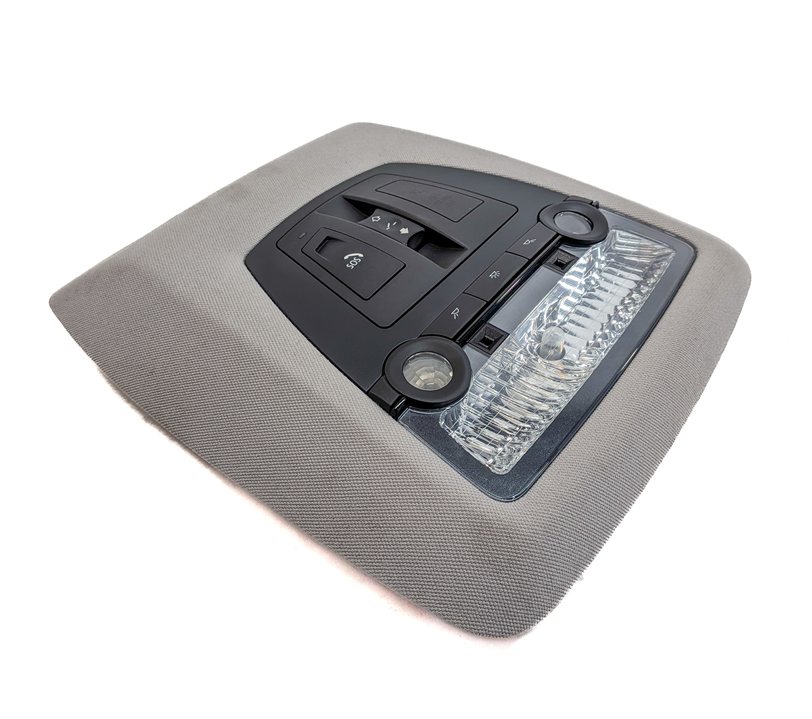 Thumbnail 3: 2009 BMW 750I F01 FRONT INTERIOR DOME MAP READING LIGHT LAMP w/SWITCHES (Black)