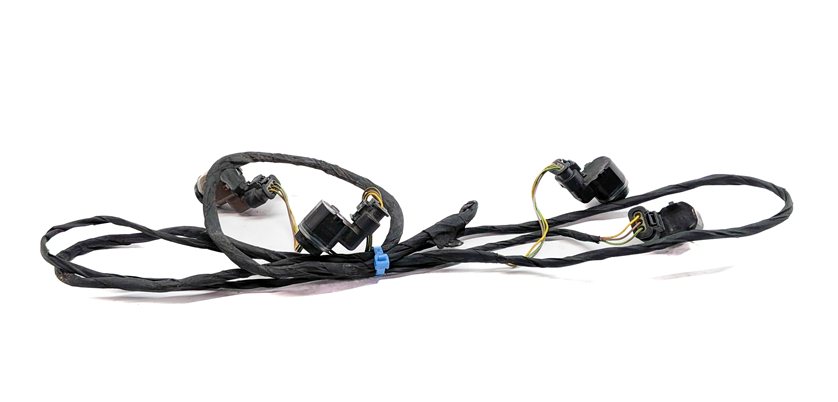 Thumbnail 3: 2009 BMW 750I F01 REAR PARK ASSIST PDC DISTANCE CONTROL WIRE SENSOR SET/4 (Gray)