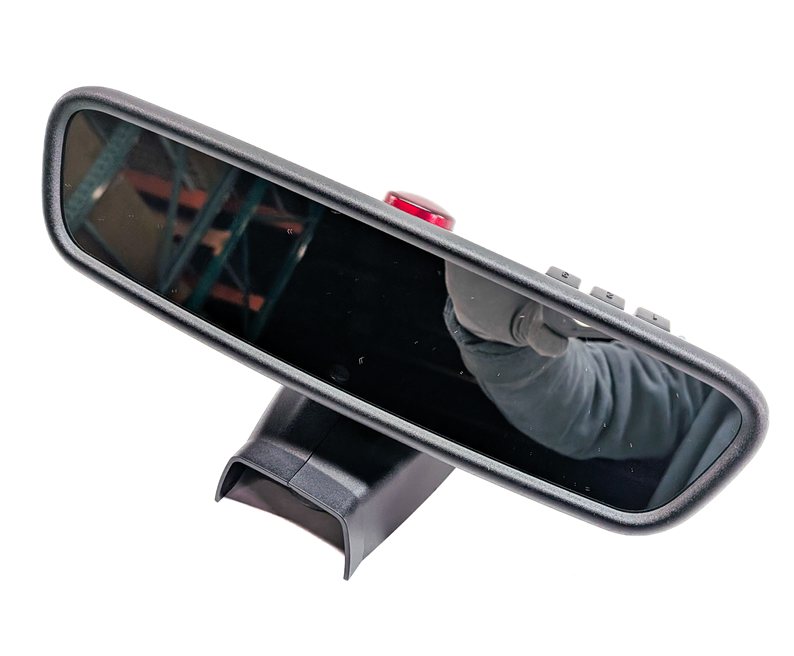 Thumbnail 3: 2009 BMW 750I F01 INTERIOR REARVIEW REAR VIEW MIRROR w/AUTODIM HOMELINK (Black)