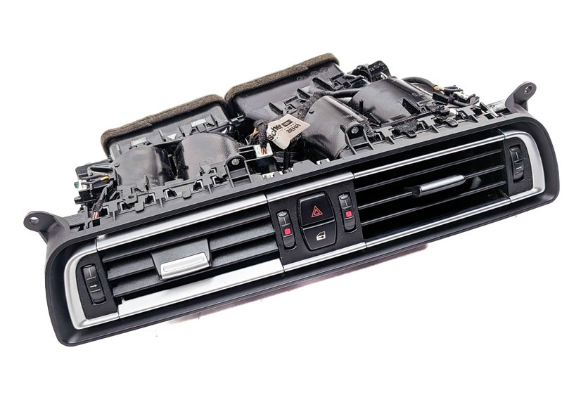 2009 BMW 750I (F01) FRONT CENTER DASH HEAT AIR AC HVAC DUAL VENT (Black)
