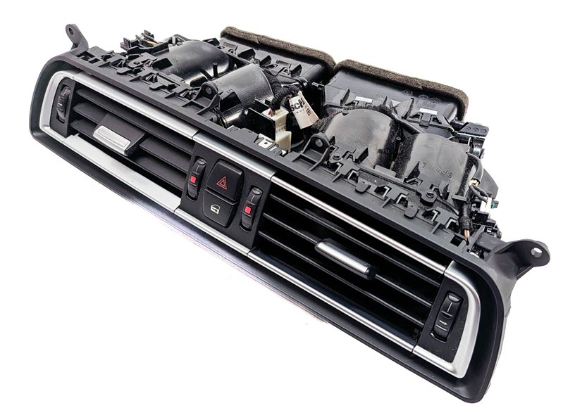 Thumbnail 3: 2009 BMW 750I (F01) FRONT CENTER DASH HEAT AIR AC HVAC DUAL VENT (Black)