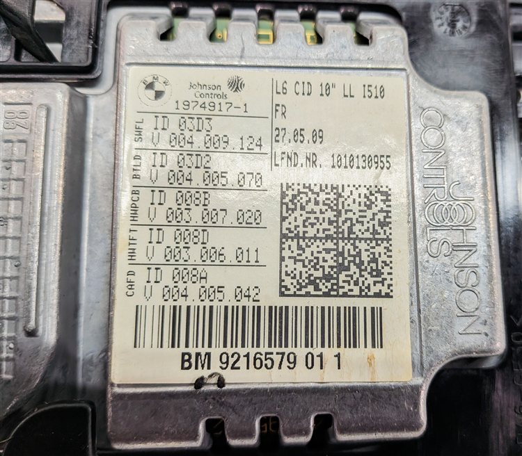 Thumbnail 10: 2009-2012 BMW 740i 750i 760i (F01) GPS NAVIGATION INFO DISPLAY SCREEN (10.25")