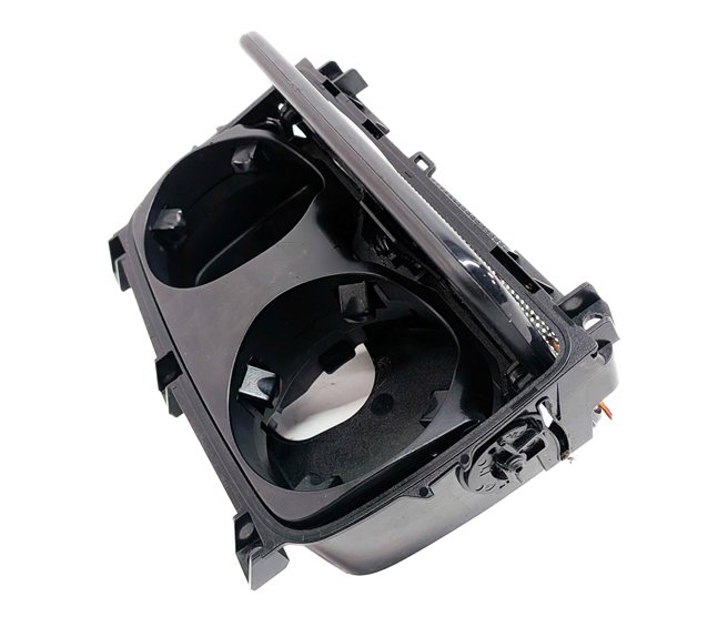 Thumbnail 3: 2009 BMW 750I (F01) FRONT CENTER CONSOLE DUAL CUPHOLDER CUP HOLDER ASSEMBLY