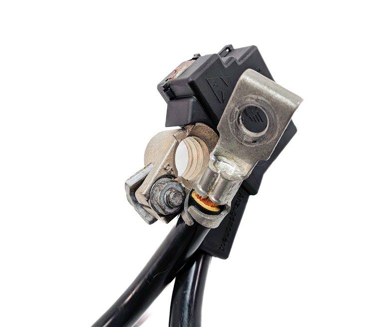 Thumbnail 4: 2009 BMW 750I (F01) 4.4L (N63) ENGINE NEGATIVE BATTERY TERMINAL WIRE CABLE