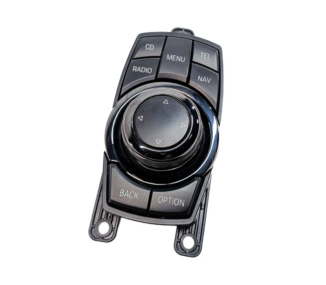 Thumbnail 2: 2009 BMW 750I (F01) iDRIVE RADIO CD PHONE NAVIGATION MEDIA CONTROL KNOB DIAL