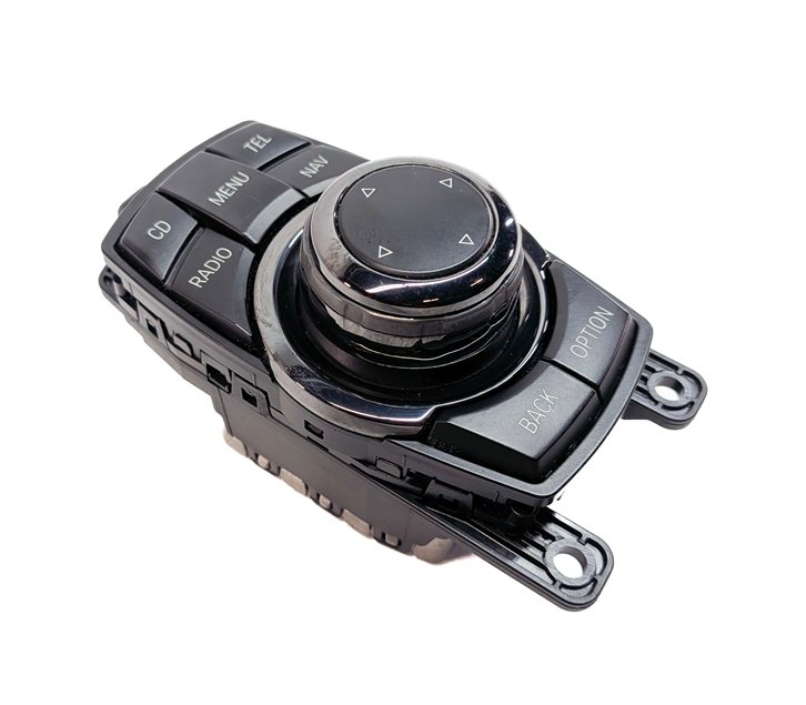 Thumbnail 3: 2009 BMW 750I (F01) iDRIVE RADIO CD PHONE NAVIGATION MEDIA CONTROL KNOB DIAL