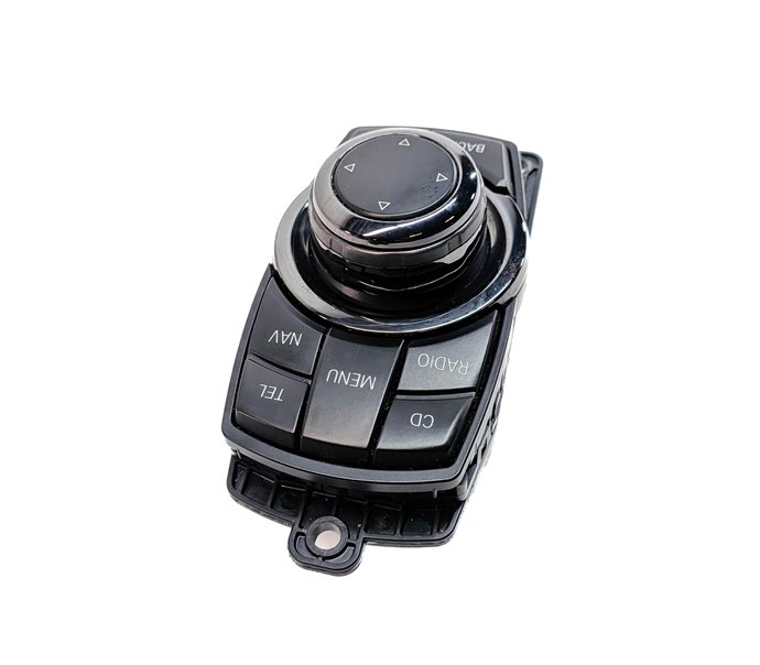 Thumbnail 4: 2009 BMW 750I (F01) iDRIVE RADIO CD PHONE NAVIGATION MEDIA CONTROL KNOB DIAL