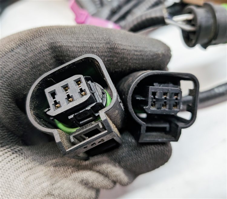 Thumbnail 4: 2009 BMW 750I (F01) 4.4L (N63) ENGINE OXYGEN O2 LAMBDA PROBE WIRE SENSOR SET/4