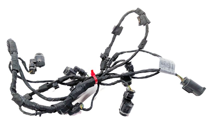 2009 BMW 750I F01 FRONT PARK ASSIST PDC DISTANCE CONTROL WIRE SENSOR SET/5(Gray)