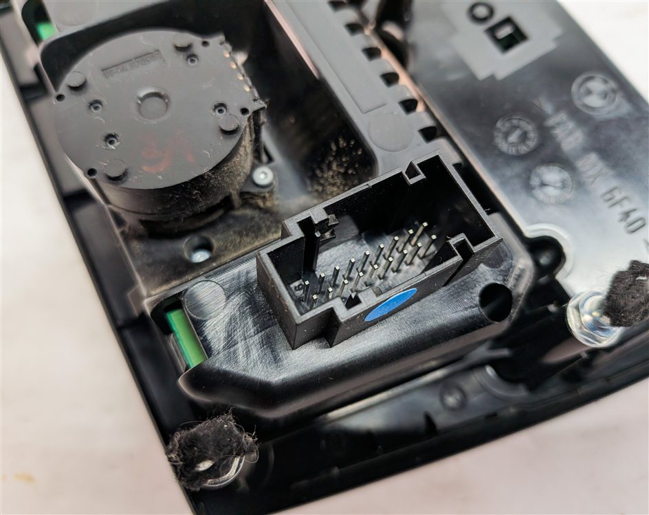 Thumbnail 6: 09-13 BMW 535iGT 550iGT 7 SERIES (F01 F07) FRONT HEATER A/C TEMPERATURE CONTROL