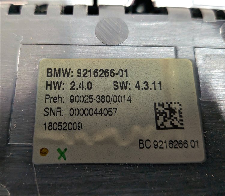 Thumbnail 8: 09-13 BMW 535iGT 550iGT 7 SERIES (F01 F07) FRONT HEATER A/C TEMPERATURE CONTROL