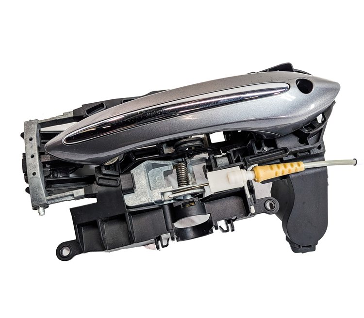 Thumbnail 2: 09-15 BMW 7 SERIES (F01 F02) FRONT LEFT DRIVER COMFORT DOOR HANDLE (Gray)