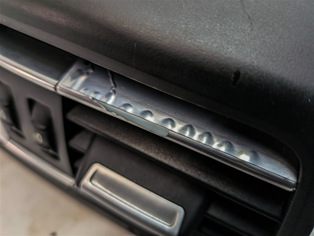 Thumbnail 11: 2009 BMW 750I (F01) REAR CENTER CONSOLE HEAT AIR AC HVAC DUAL VENT (Black)