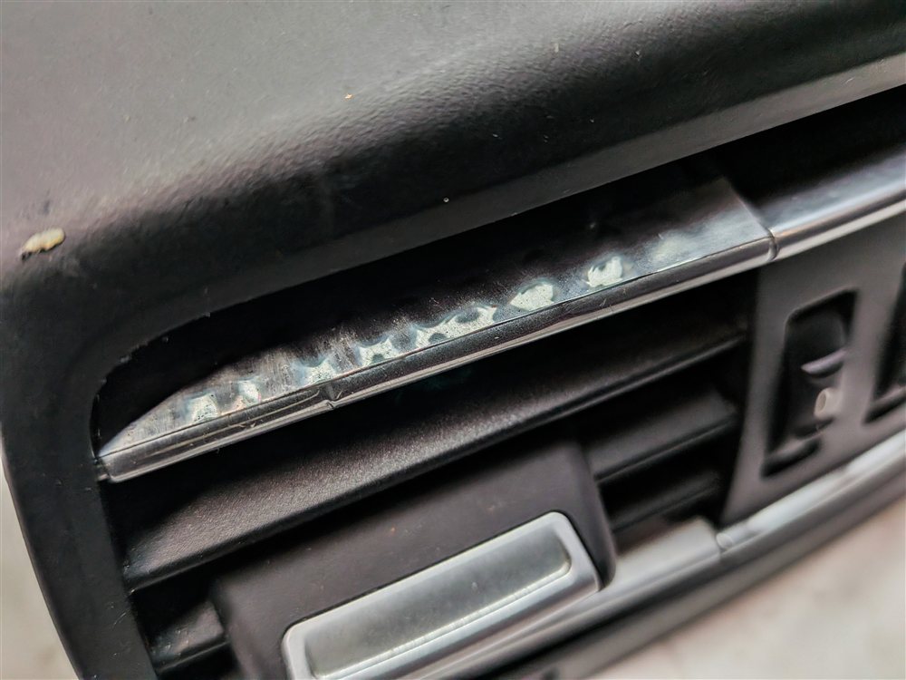 Thumbnail 12: 2009 BMW 750I (F01) REAR CENTER CONSOLE HEAT AIR AC HVAC DUAL VENT (Black)